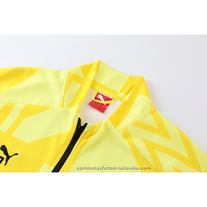 Chandal de Chaqueta del Borussia Dortmund 22/23 Amarillo